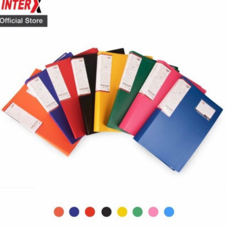 

FG2 Clear holder 4 pocket folio FC folder one dokumen keeper display album