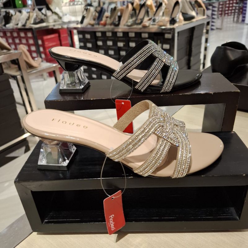 FLADEO ‼️ sandal wanita heels hak 5cm blink blink