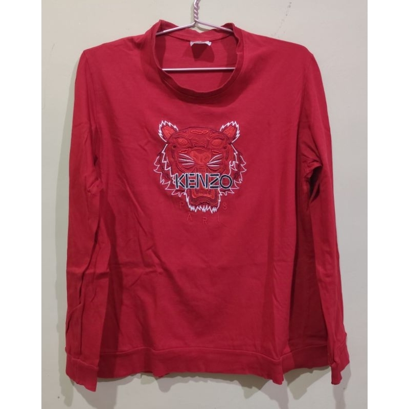 Kaos Lengan Panjang KENZO Paris preloved