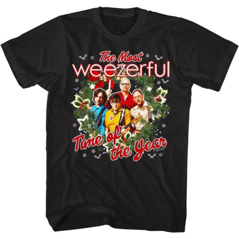 Kaos Band Weezer/tshirt Band keren/kaos musik Weezer