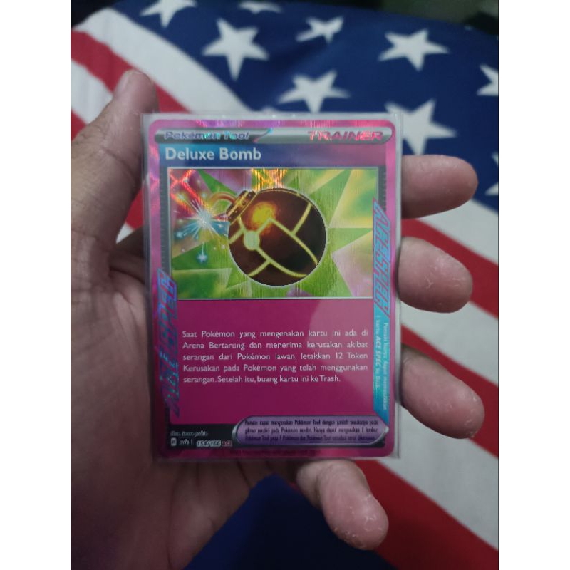 kartu pokemon bahasa Indonesia deluxe bomb ACE