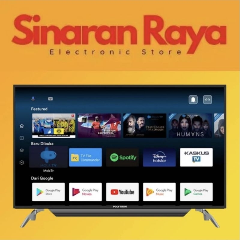 POLYTRON ANDROID TV PLD43AS1558G / PLD 43AS1558 43 inch