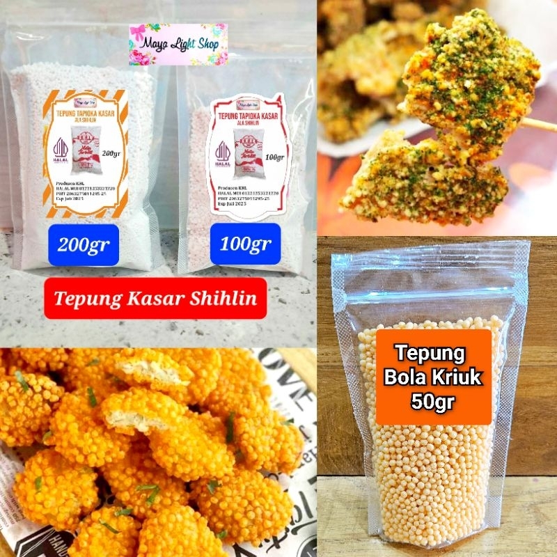 

Tepung shihlin 200gr 100gr tepung bola kriuk bubble crumb tepung kasar shihlin ayam goreng nugget flour premium crispy ayam chicken termurah halal snack taiwan tepung serbaguna termurah