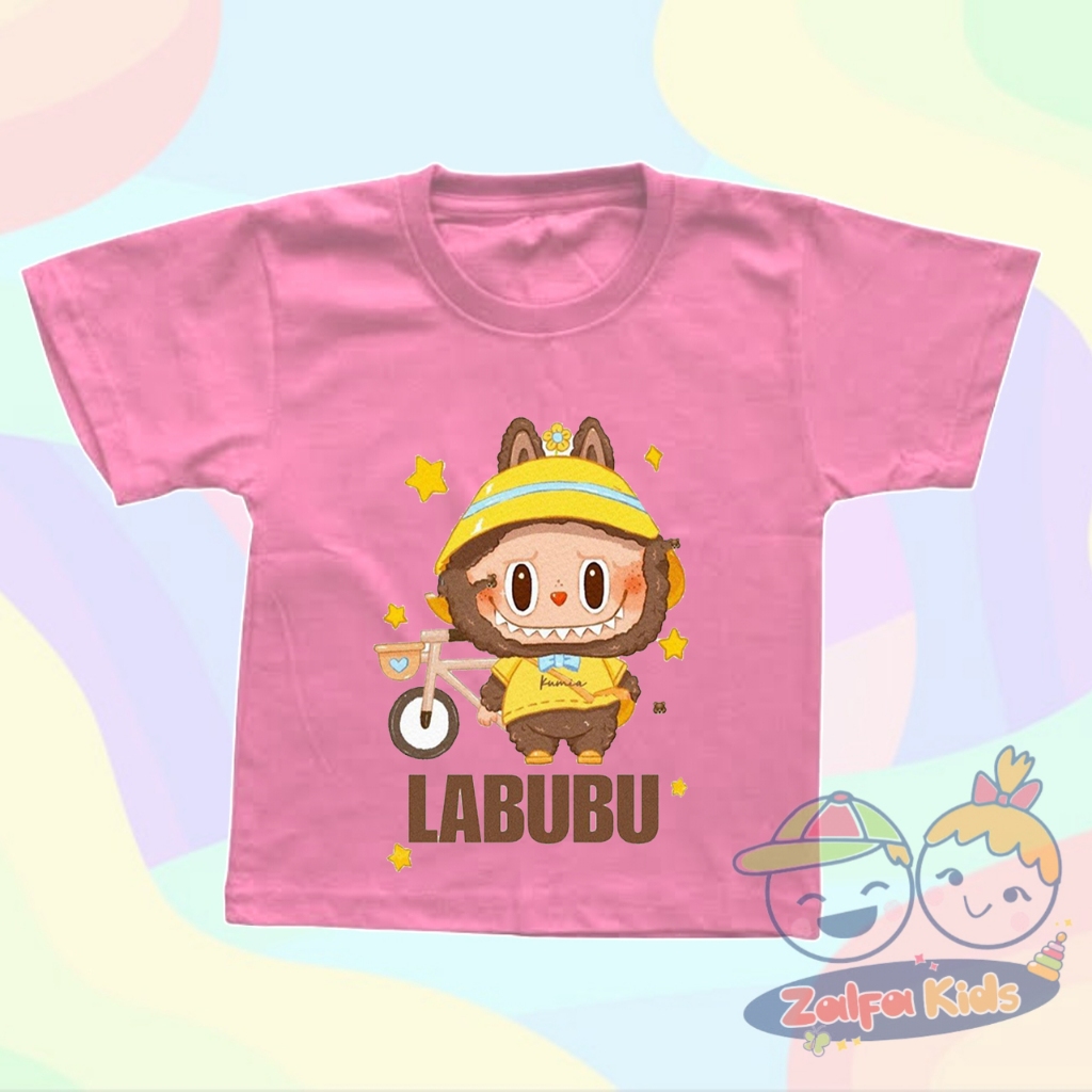 BAJU ANAK KAOS ANAK LABUBU EXCITING MACARONS THE MONSTERS