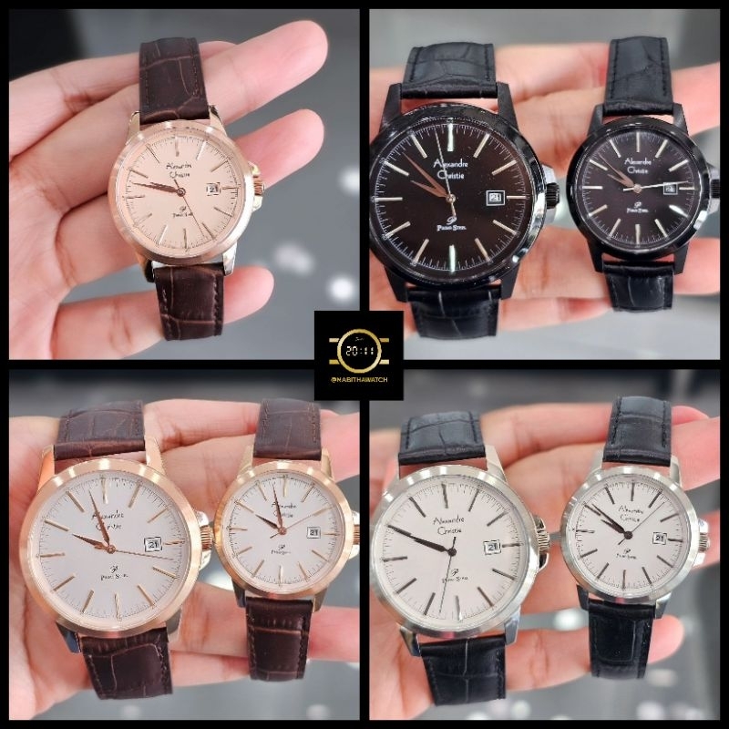Jam Tangan Couple Alexandre Christie AC1008 new 1008 Original Garansi Resmi