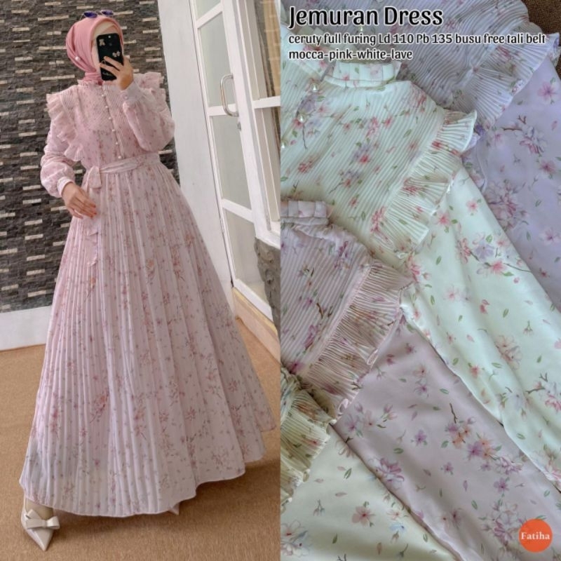 JENAIRA DRESS CERUTY PLISKET PREMIUM /GAMIS BUSUI