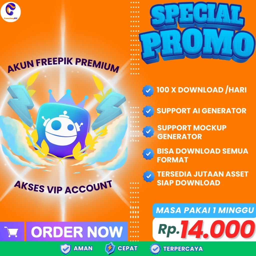 [BEST DEAL] Freepik | freepik premium | freepik 1 bulan | Anti Error Termurah