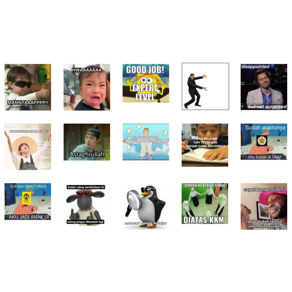 

Sticker For Exam (Batch 2)