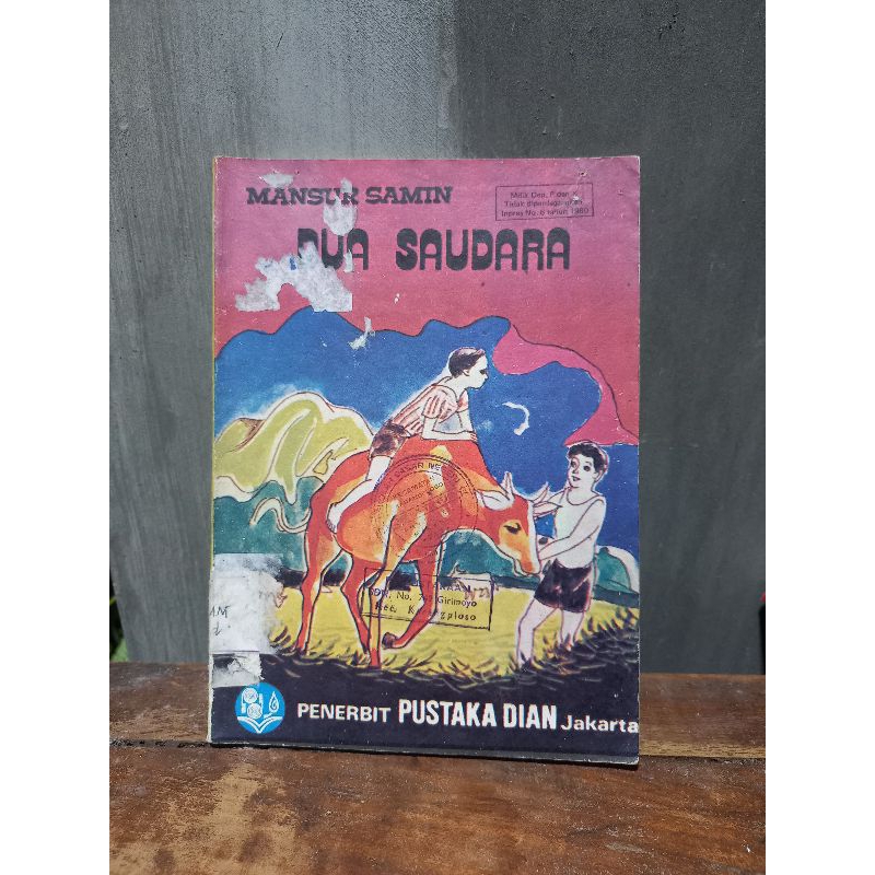buku cerita dua saudara karangan mansur samin