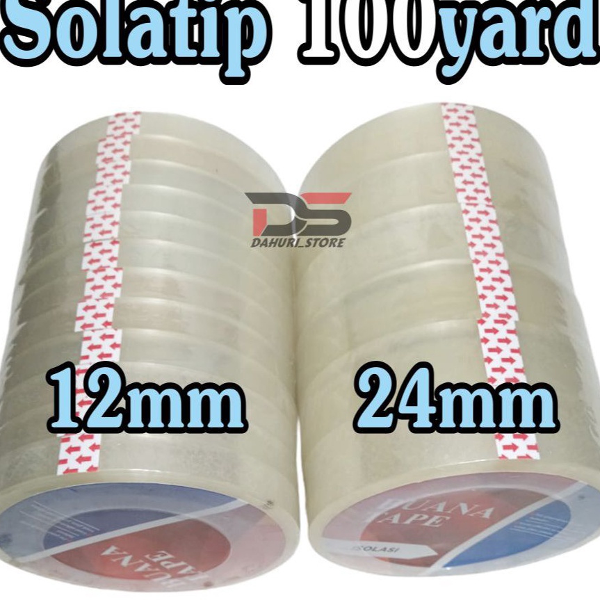 

Top LAKBAN KECIL BENING SOLATIP SELOTIP UKURAN 12 inch 12mm 1 INCH 24MM PANJANG 1 yard