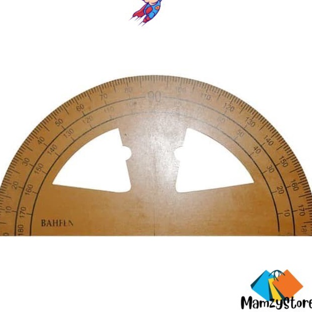 

Bonuskan Penggaris Busur Kayu JUMBO untuk Guru sekolah MATEMATIKA FISIKA IPA Busur BAZIC BC62 PLASTIK