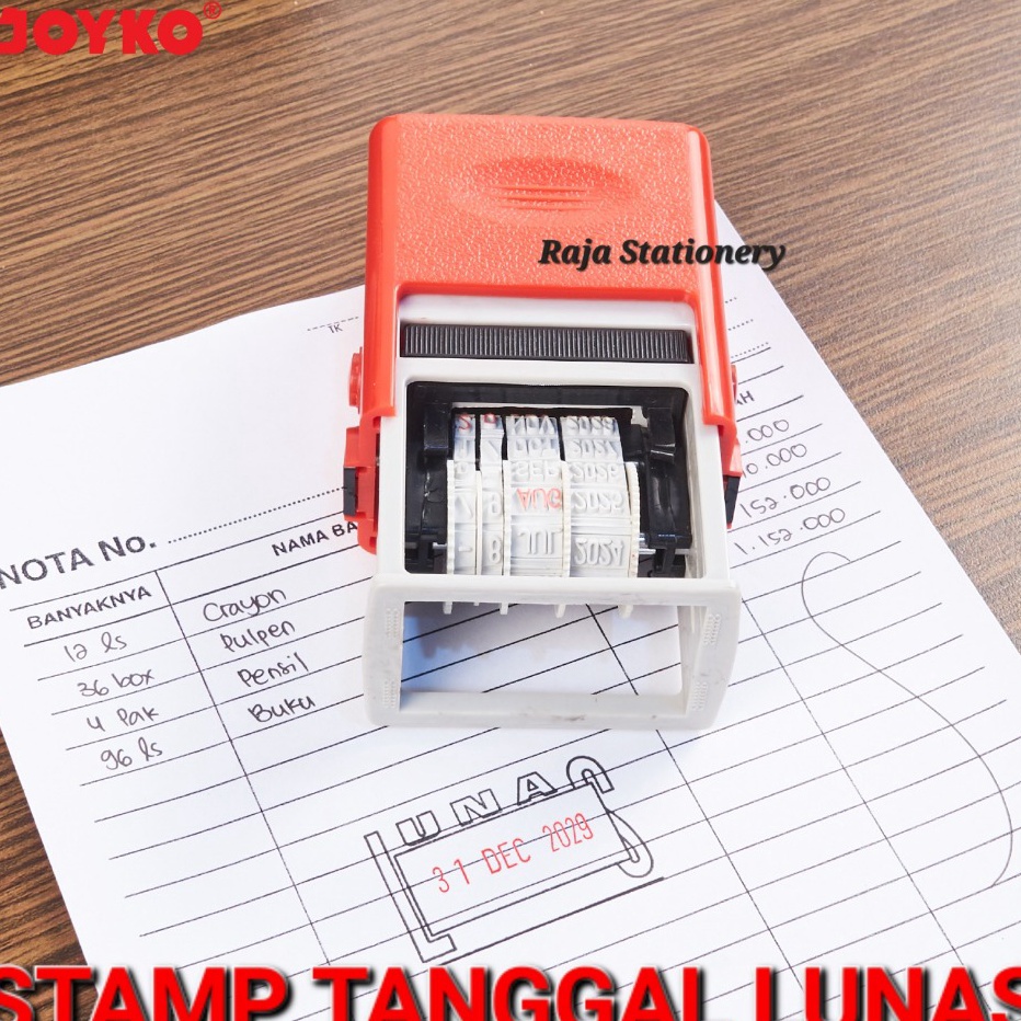 

Termurah Joyko Date Stamp LUNAS PAID Stempel Tanggal LUNAS Joyko Tinta S71