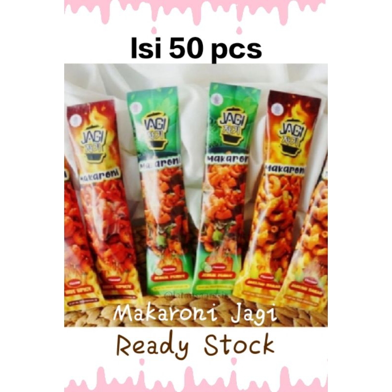 

Paket Hemat Makaroni/Macaroni Jagi Non Msg Viral Tiktok Paket Isi 50 pcs