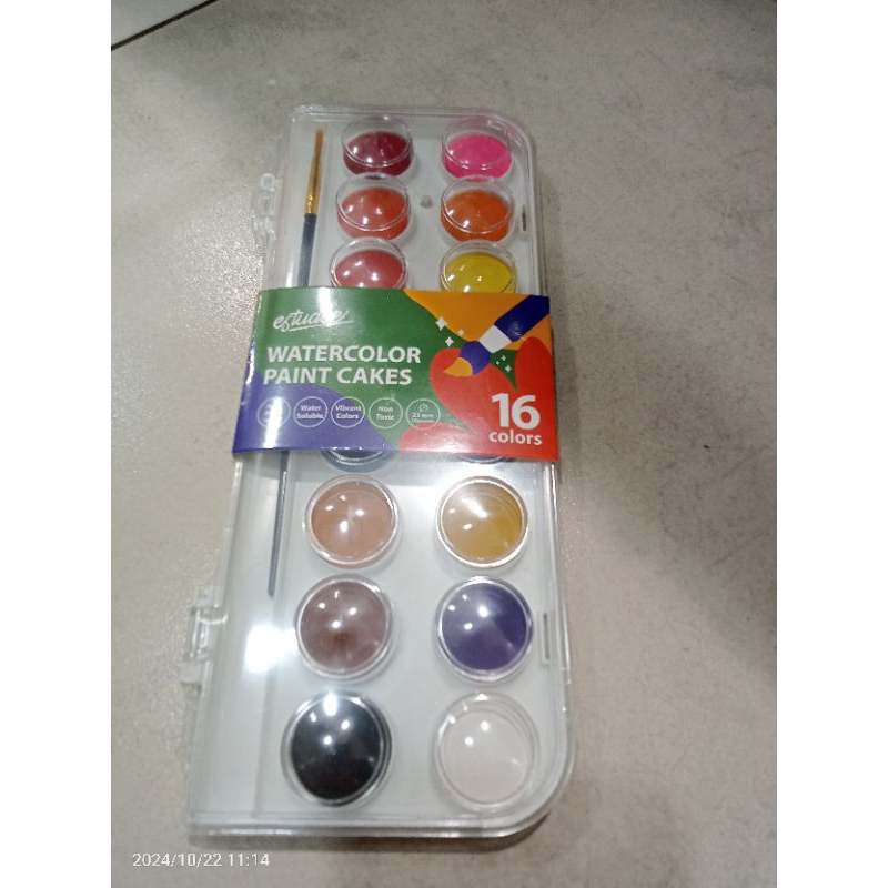 

ESTUDEE Watercolour paint cakes 28mm 12 colour