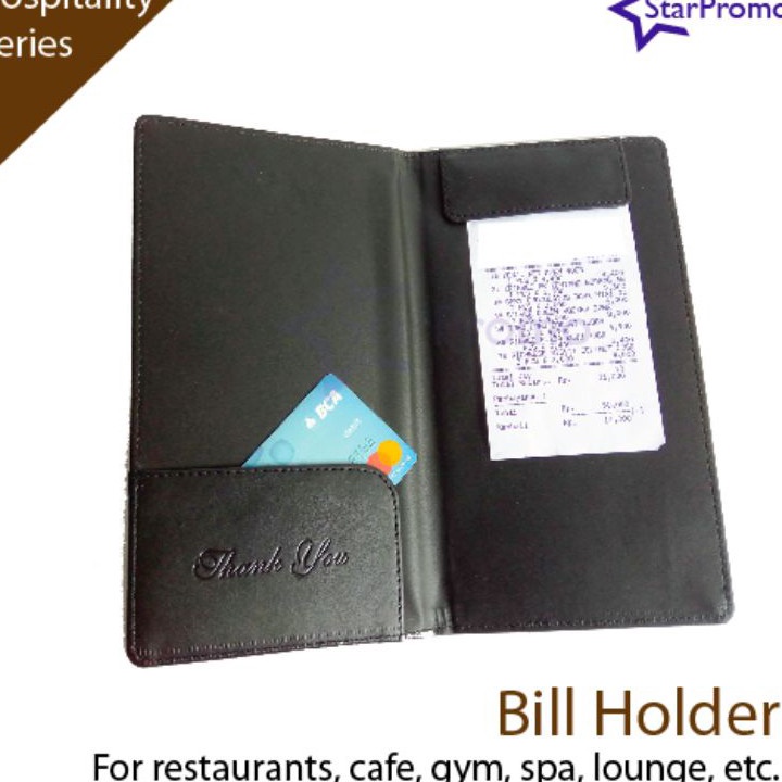 

KF7 Bill Holder Cover Bill Resto Cafe Hotel