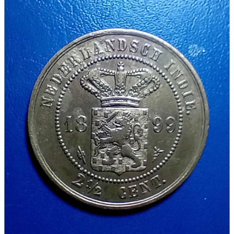Koin 21/2 Cent Nederlandsch Indie 1899