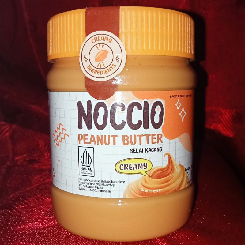 

noccio peanut butter selai kacang creamy 340g [promo]