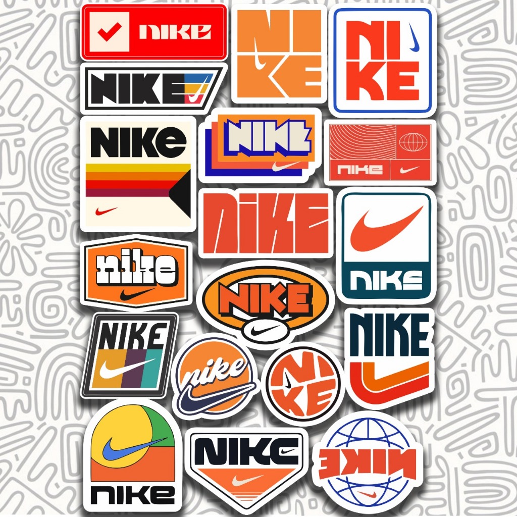 

stiker aesthetic nike helm laptop case hp timbler || Sticker nike air jordan anti air