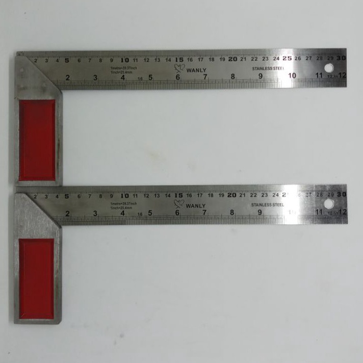 

Promo Siku Meter Tebal 12 inch Siku Tukang Penggaris Sudut