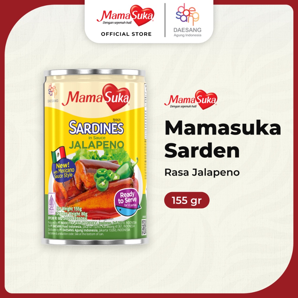 

Action Now MamaSuka Sarden Jalapeno 155 gr