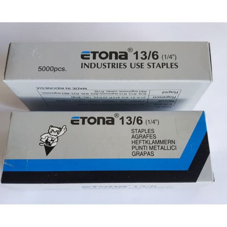 

HJ6 Staples Isi Staples Etona 136 1kotak