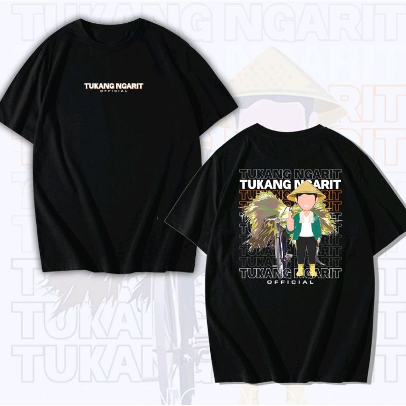 Kaos Tukang Ngarit Official Orang Bawa Sepeda Rumput