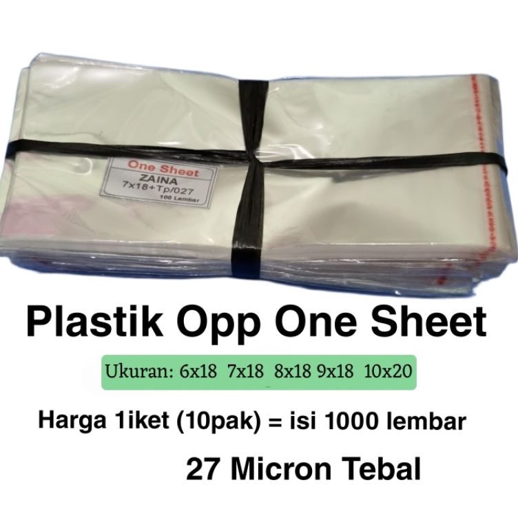 

ART D2J PLASTIK OPP LEM ONE SHEET LEMBARAN SELAPIS 1 IKET ISI 1 PAK1 LEMBAR