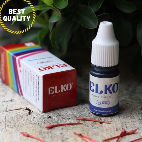 

Terbatas Tinta Stempel Flash Trodat Otomatis Warna BIRU isi 7 ML ELKO Wateroof