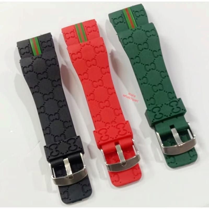 Strap Tali Jam Tangan Gucci 26mm Tali Jam Gucci Analog Model Spring bar Connection