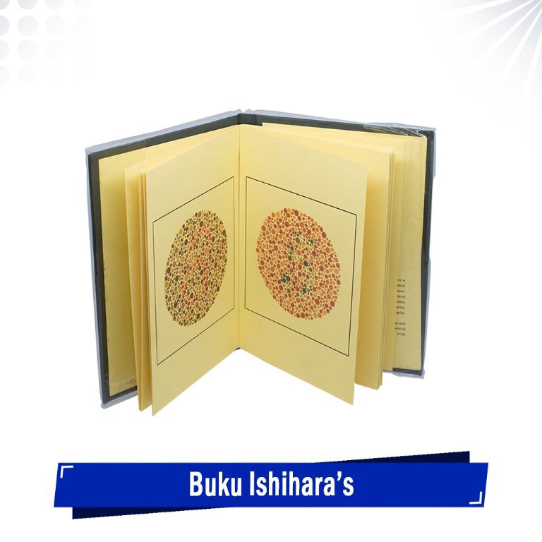 

KODE V56Z Buku Ishihara Book 14 Plates Buku Tes Buta Warna