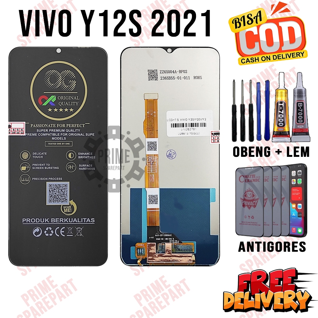 Lcd VIVO Y12S 2021 Original Oem Lcd Touchscreen VIVO Y12S 2021 Fullset