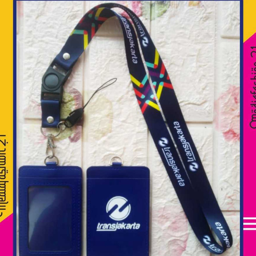 

HJ6 Tali Gantungan ID Card TRANSJAKA Free Strap Gantungan Flashdisk
