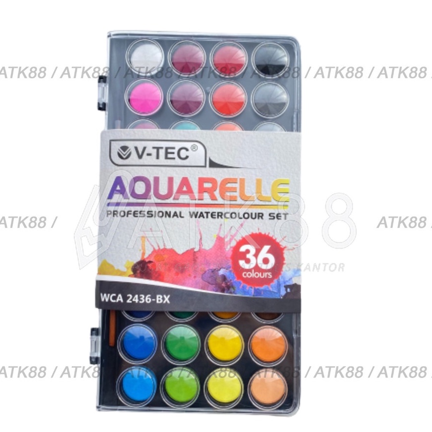 

ART C5B9 VTec Aquarelle Cat Air Watercolour Cake 36