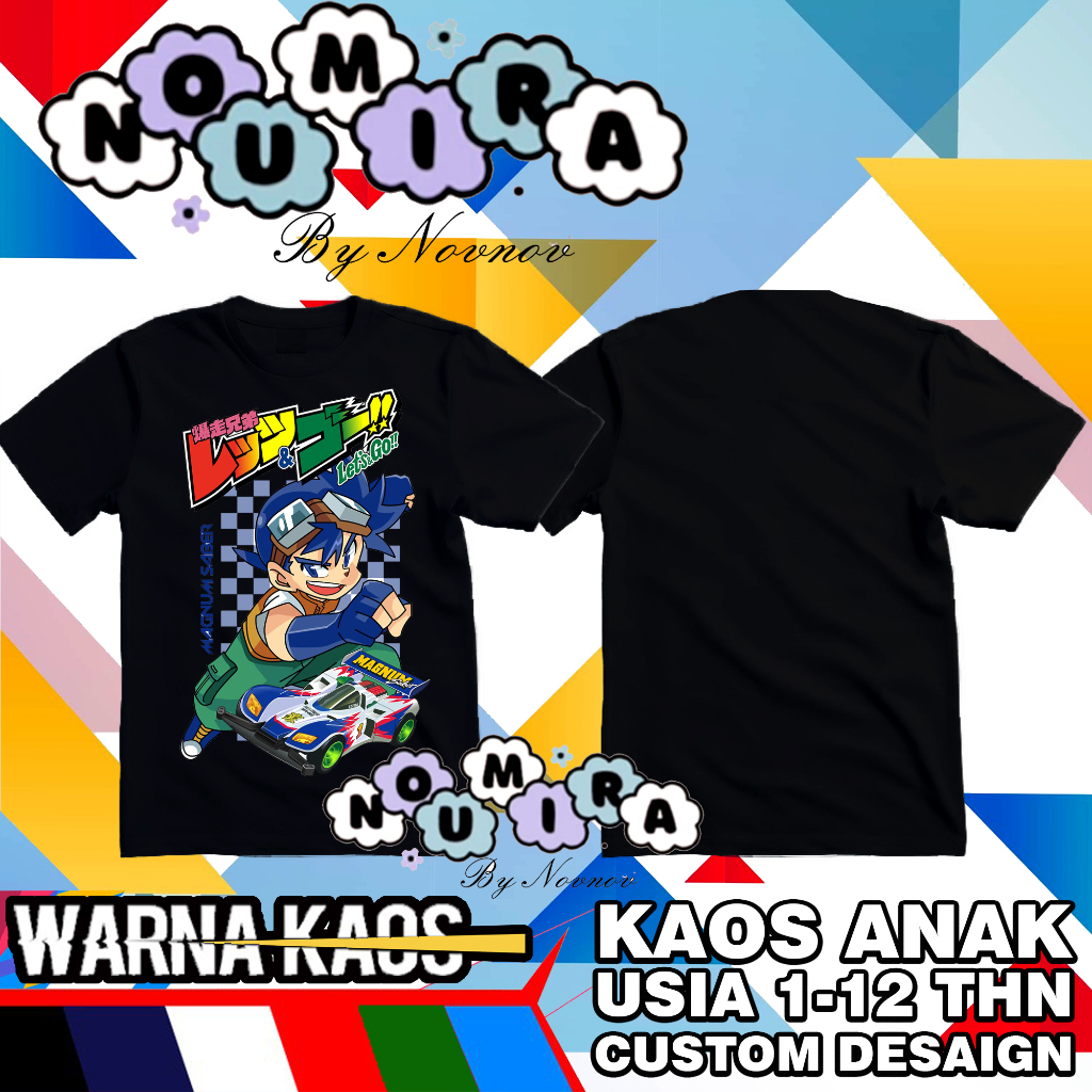 KAOS ANAK ORIGINAL/KAOS ANAK MAGNUM SEBER/KAOS TAMIYA ORI/KAOS ANAK CUSTOM