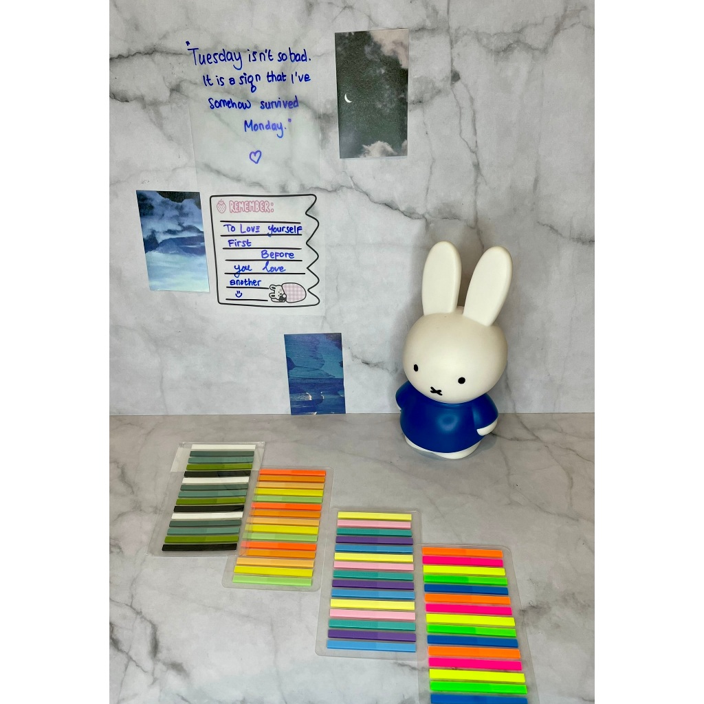 

Sticky Text Highlighter Strips - Penanda Tulisan