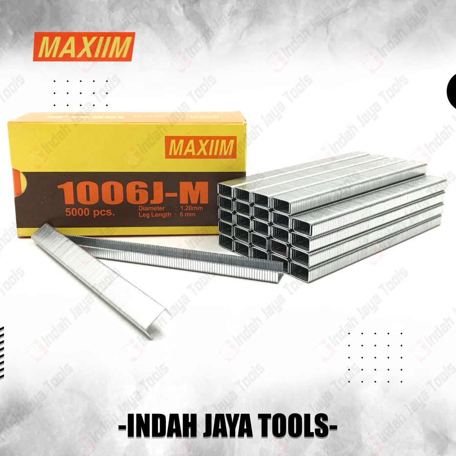 

KP8 MAXIIM 16 J Isi Stapler 6 mm Staples Paku Tembak Model U 16J