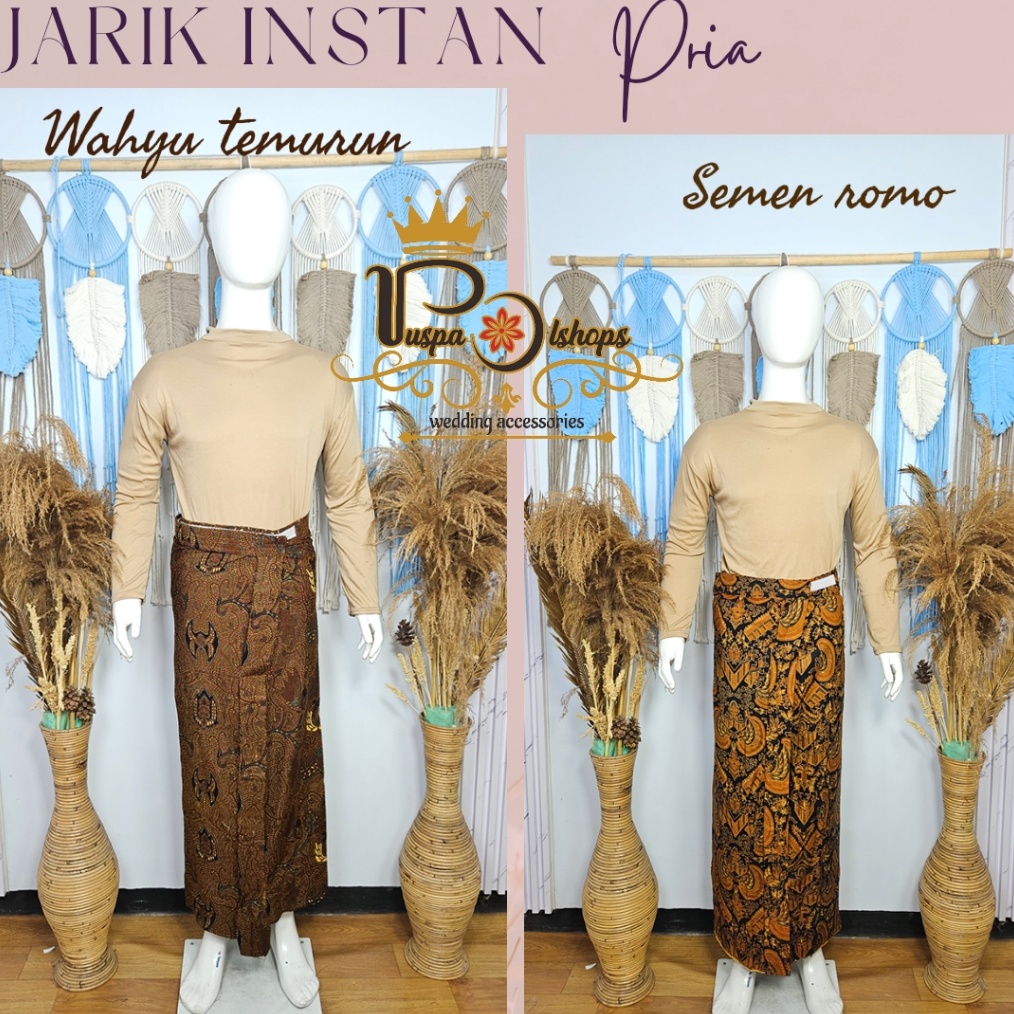 jarik pria dewasa instan batik lilit instan KODE F3M9