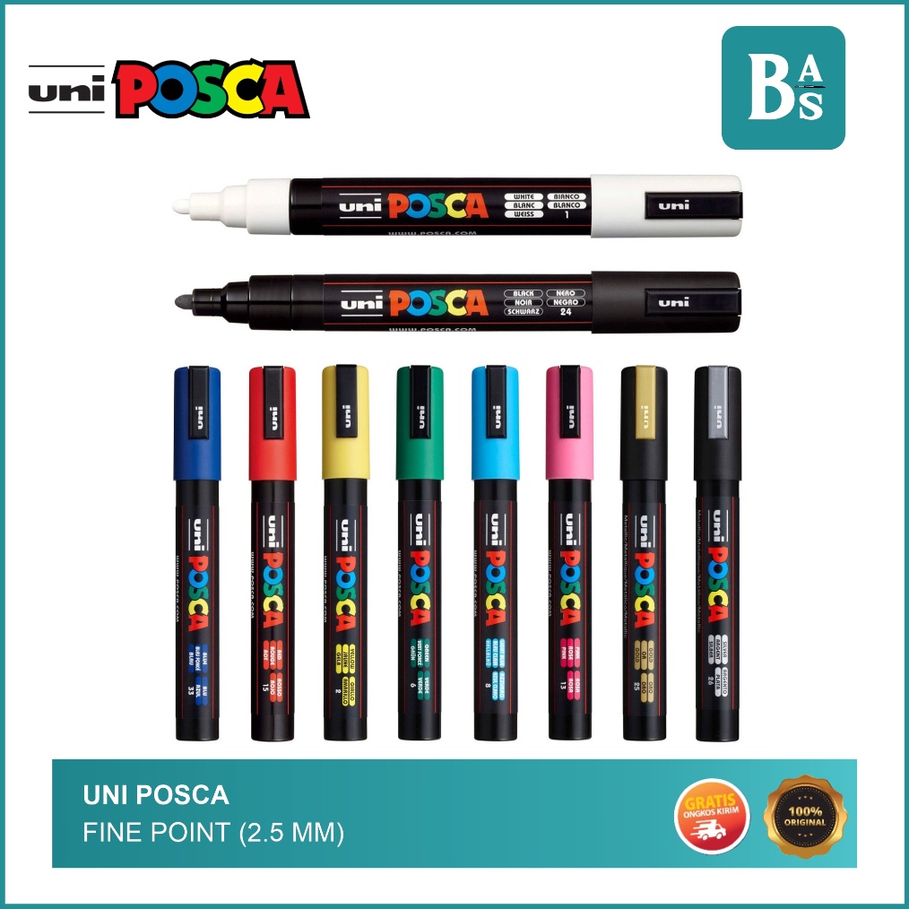 

ART B4S7 UNI Posca PC5M 25mm