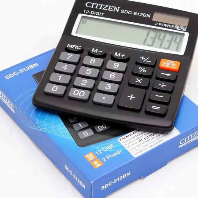 

Flash Sale Kalkulator 12 Dit Angka CITIZEN SDC 812 Calculator Dital