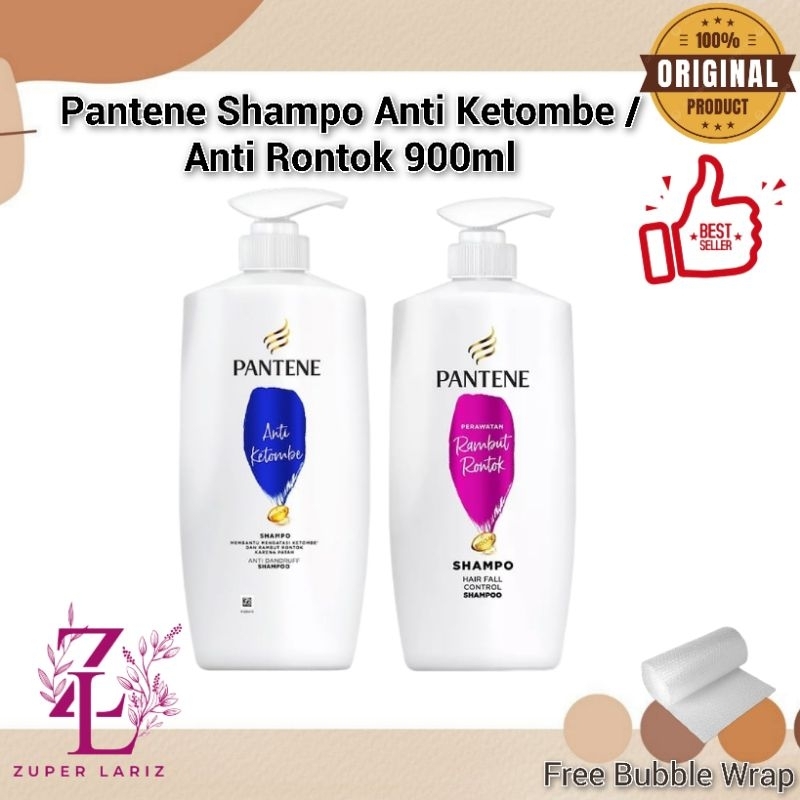 Pantene Shampoo Anti Rontok / Anti Ketombe 900ml