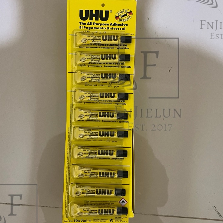 

Terbatas 1 PACK 1pcs Lem UHU Cair 7ml