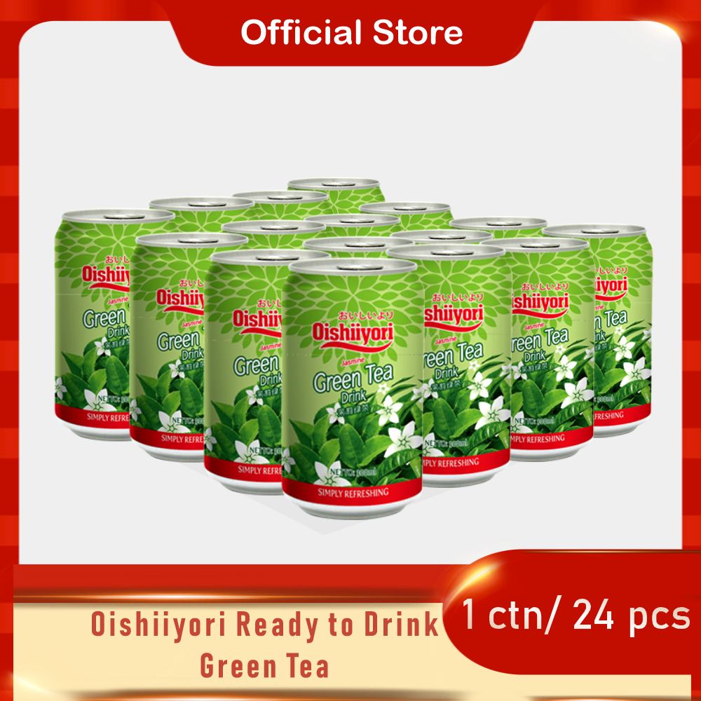 

Oishiiyori Minuman Kaleng Teh Hijau 300ml (1 karton / 24 pcs)