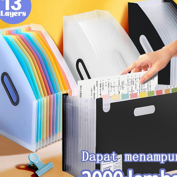 

Beli Standing file A4 File folder document bag Tas dokumen file 13 sekat