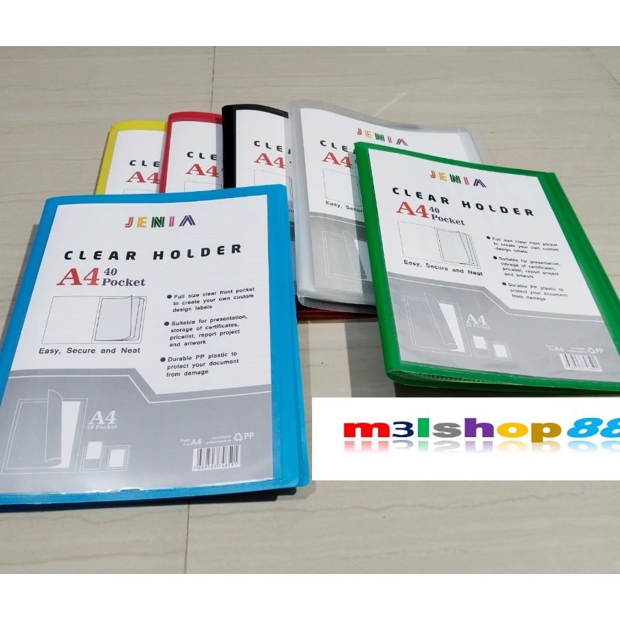

HJ6 Clear holder A4 4 lembar Jenia 1 pcs