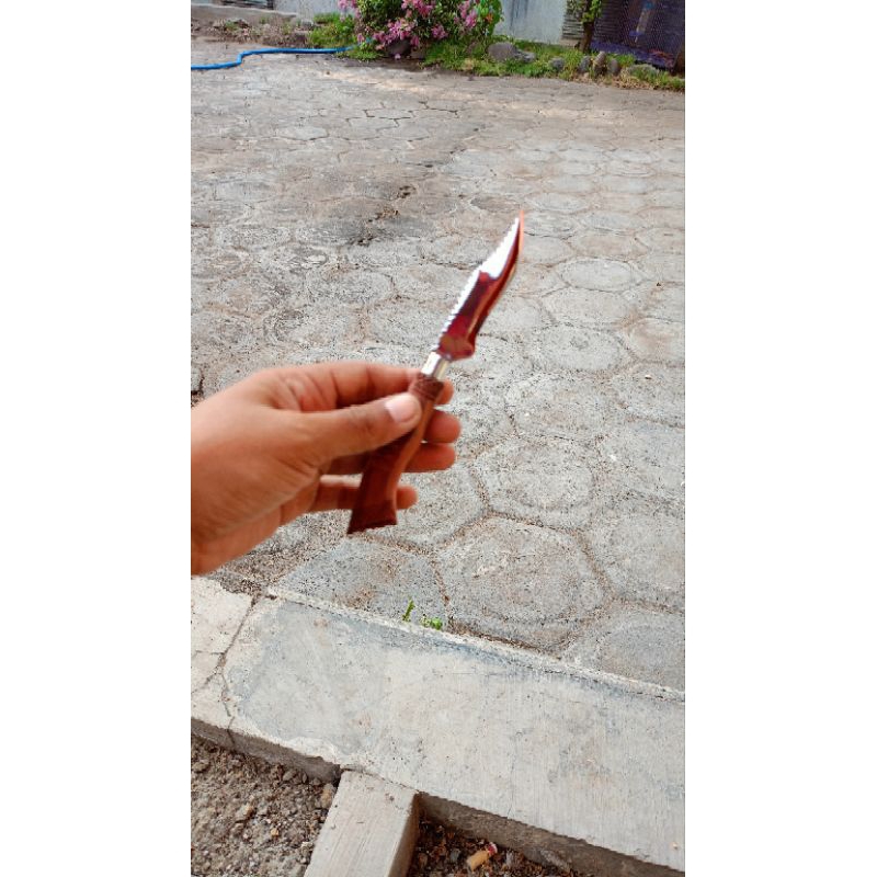 pisau kecil baja hss baja putih mini