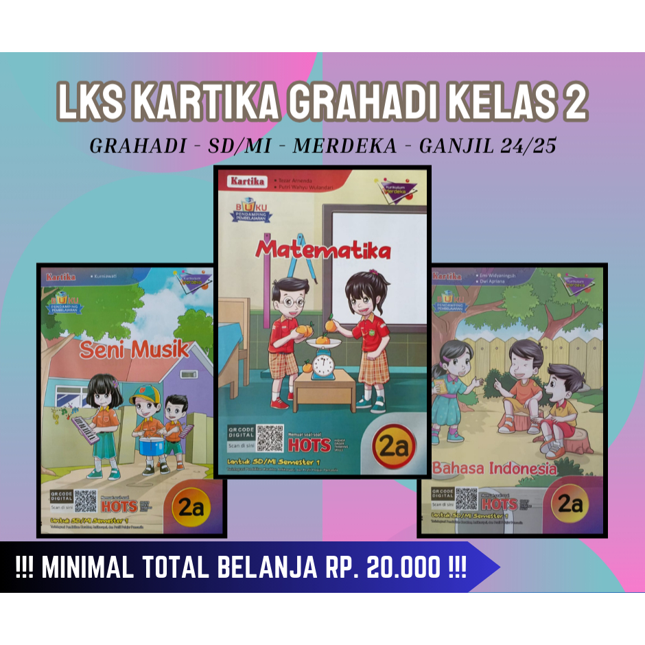 Buku LKS SIMPATI KARTIKA GRAHADI SD/MI Kelas 2 Merdeka Ganjil 2024/2025 - Terbaru