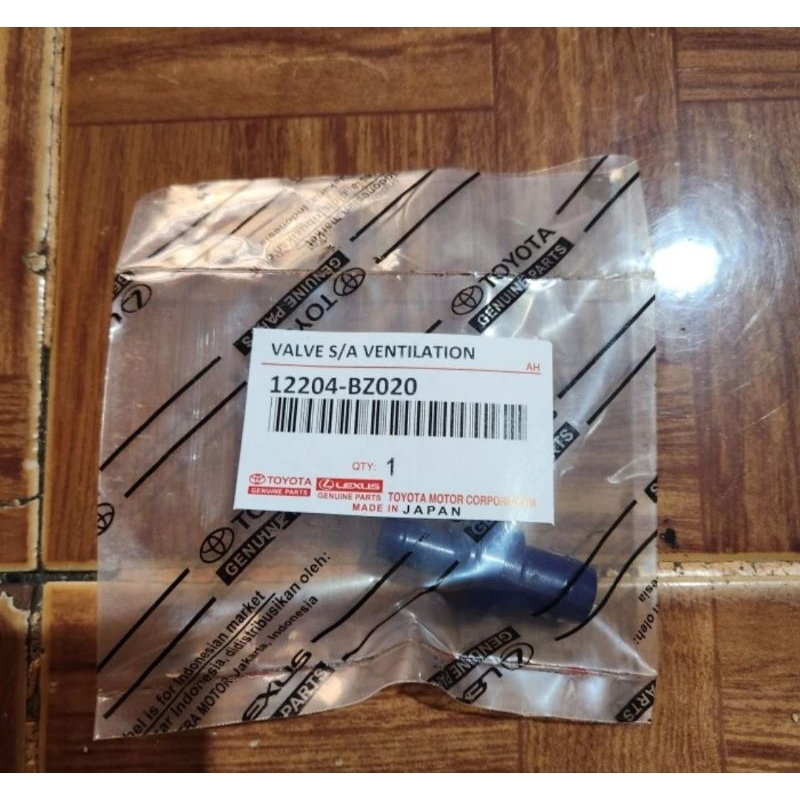 Valve Pcv Pvc Ventilator Innova ,Fortuner Avanza 12204- BZ020 Asli 1pc