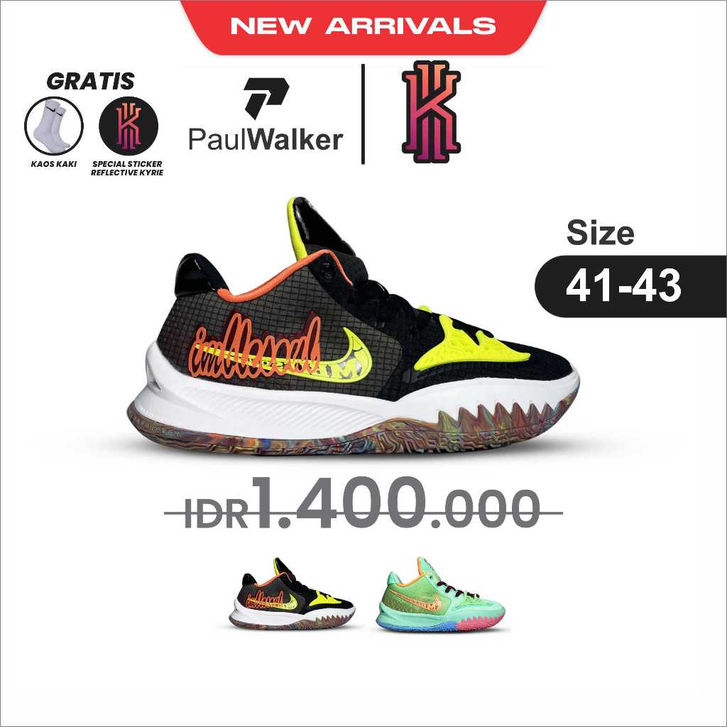 SEPATU BASKET KYRIE 4 LOW IMBLESOUL (BNIB)