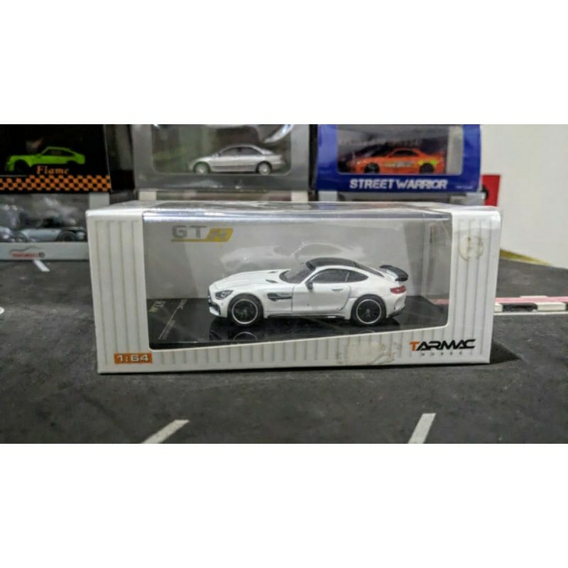 Diecast Tarmac Mercedes AMG GTR 2017 white segel