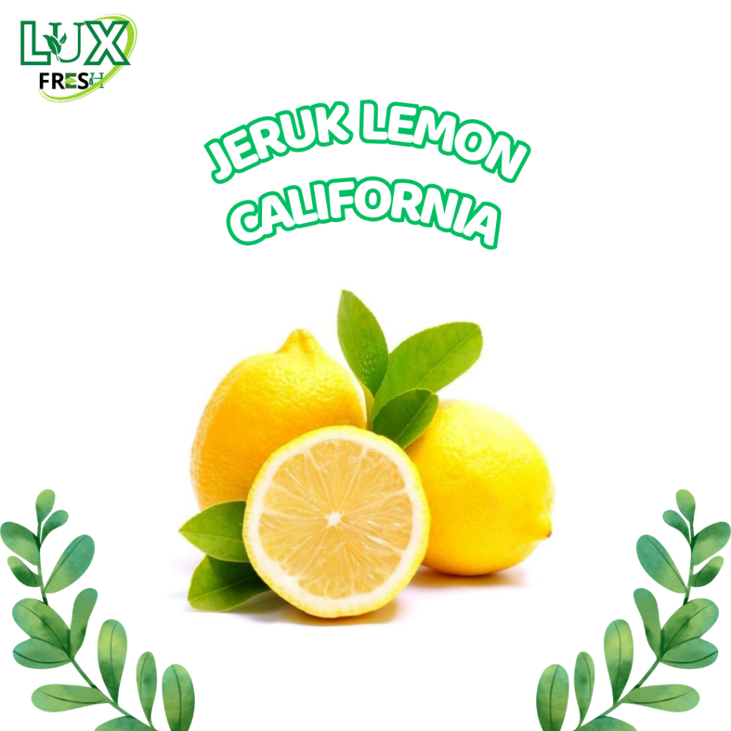 

JERUK LEMON CALIFORNIA 500 GRAM DAN 1 KG SEGAR DAN BERKUALITAS